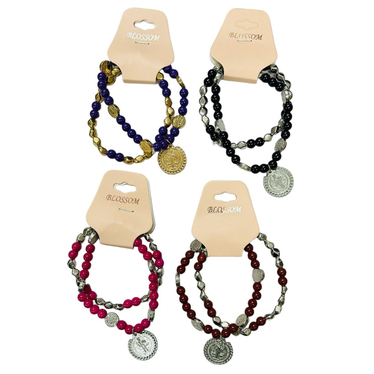 San Benito Multicolor Double Bracelets