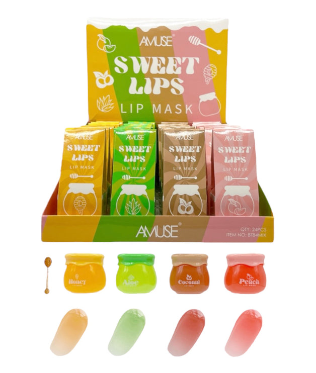 Amuse Sweet Lips Honey Jar Lip Mask 6 pc SET