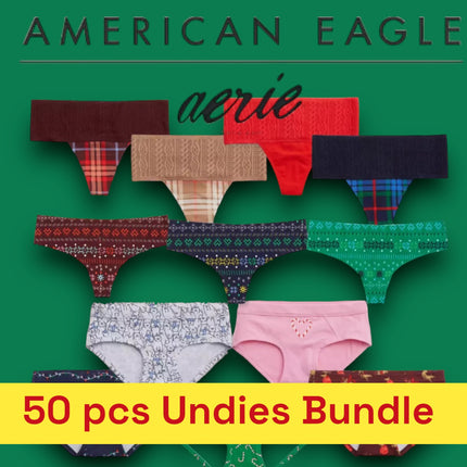 50 pcs Panties by American Eagle Aerie. Asstd Styles & Sizes